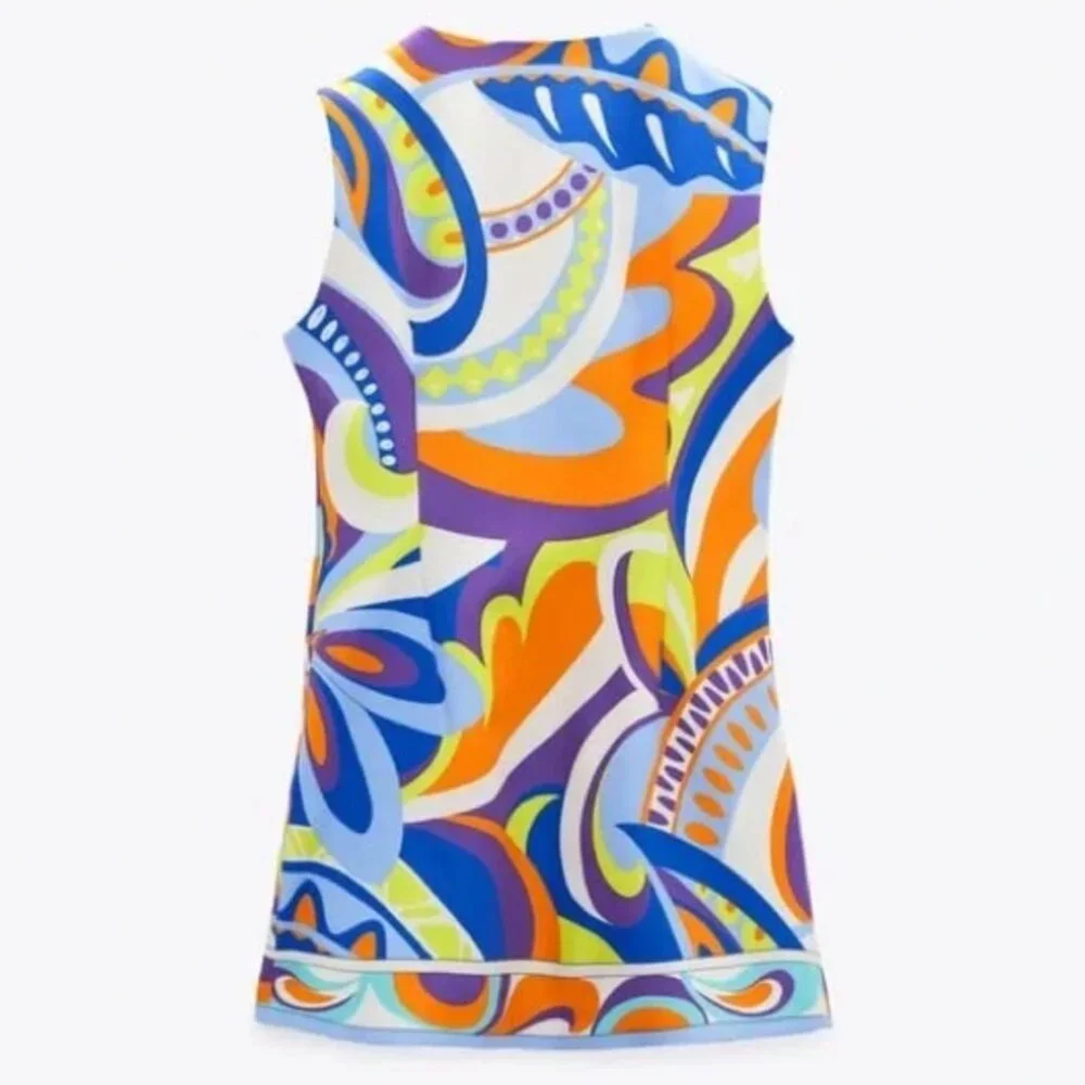 Zara Pucci Inspired Geometric Dress